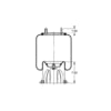 Triangle Suspension AS-8511 Triangle Air Spr - Rolling Lobe, Triangle Bellows # 6373, ContiTech Bellows # 9 10-21