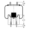Triangle Suspension AS-8779 Suspension Air Spring Kit Triangle Air Spr - Rolling Lobe
