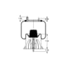 Triangle Suspension AS-8502 Suspension Air Spring Kit Triangle Air Spr - Rolling Lobe, Triangle Bellows # 6369, ContiTech