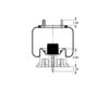 AS-8429 by TRIANGLE SUSPENSION - Triangle Air Spr - Rolling Lobe, Triangle Bellows # 6391, ContiTech Bellows # 9 10-17.5
