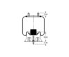 Triangle Suspension AS-8564 Suspension Air Spring Kit Triangle Air Spr - Rolling Lobe, Triangle Bellows # 6429, ContiTech