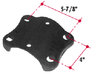 Triangle Suspension H115 Hutchens Bottom Plate for 5 Round Axle, For: H, CH Series - 4 Spring Suspensions