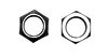 Triangle Suspension LN107A Lock Nut Gr C 1-1/8-12