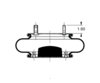 Triangle Suspension AS-4467 Suspension Air Spring Kit Triangle Air Spr - Single Conv., Triangle Bellows # 6374, ContiTech
