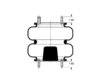 AS-4552 by TRIANGLE SUSPENSION - Double Convoluted Air Spring