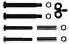 H217 by TRIANGLE SUSPENSION - Hutchens Spring Roller Kit; Use with H100, H101, H211 Equalizers and Bushings; Kit Includes: (2) H110 Equalizer Bolts (1) H105 lock Tab, (2) B1324-43 Roller Bolts, (2) H156 Rollers, (2) LNC104 Nuts