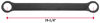 Triangle Suspension H246 Axle Torque Rod Hutchens Torque Rod - non-Adj (19-1/4) wo/Bushing