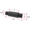 C866UB by TRIANGLE SUSPENSION - Hendrickson Polyurethane Center Bushing Loose Plug, polyurethane version of C866