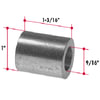 VT17 by TRIANGLE SUSPENSION - Volvo Steel Spacer (V1590076). Included in VT18 Spring Mounting Kit