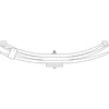 22-829 by TRIANGLE SUSPENSION - GM Truck, R Spr, Lvs: 2/1/3PD, FT; OEM #15641027; SE Length: 29-3/4; LE Length: 29-3/4; SE End: RB191; LE End: RB191; Grading 3/1.000, 3PD/0.447