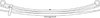22-831 by TRIANGLE SUSPENSION - Chevrolet - Truck, R Spr, Lvs:2/1/2PD FT; OEM# 15641028; SE Length: 29-13/16; LE Length: 29-13/16; SE End: RB191-b; LE End: RB191-b; Grading 2/999, 1/1.30, 2/447