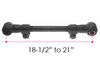 Triangle Suspension H108 Axle Torque Rod Hutchens Torque Rod - Adj(18-1/2-21-3/8), Includes (2) RBT210 Bushings