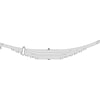 TRA3310 by TRIANGLE SUSPENSION - Trailer Spring Transpro, lvs-8, SE:21-1/2; LE:22-7/8; S-End: HK-2; L-End: 0; Grading: 8/499
