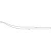 Triangle Suspension TRA074 Trailer Spring Reyco, lvs-1, Full Taper, SE:22-11/16; LE:22-1/4; S-End: - - -; L-End: 0; Grading: