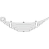 Triangle Suspension 50-285 Hendrickson, R Spr, Lvs:12 ; OEM# 2032851; SE Length: 17-3/16; LE Length: 20-11/16; SE End: TPK;