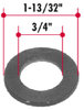 Triangle Suspension FL35 Suspension Equalizer Beam F/Lnr Eq.Wshr(23-09114-04