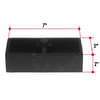 R168 by TRIANGLE SUSPENSION - Reyco Spacer Block