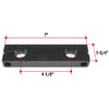 Triangle Suspension E352-96 White Side Bar