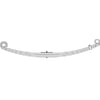 Triangle Suspension 62-968 Mack, F Spr, Lvs:PD/3 FT; OEM# 2QK3435M; SE Length: 25-1/8; LE Length: 29-7/8; SE End: RB188; LE