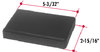 Triangle Suspension H118 Suspension Equalizer Beam Bracket Hutchens Rubber Pad, For: H900 Singe Point Suspensions;
