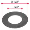 Triangle Suspension FR292 Radius Rod Washer