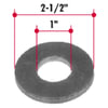 Triangle Suspension FR261 Radius Rod Washer