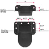 H232 by TRIANGLE SUSPENSION - Hutchens Rear Hanger LH - Flange Mount; Use with H157 Spring Roller Kit; RH Hanger H233