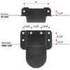 Triangle Suspension H233 Leaf Spring Hanger Kit Hutchens Rear Hanger RH - Flange Mount; Use with H157 Spring Roller Kit; LH