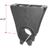H267 by TRIANGLE SUSPENSION - Hutchens Trunnion Bracket - 8-1/2 Mnt Hght; Use with H129 Trunnion Shaft and N259 Trunnion Tube; For: H900 Single Point Suspensions