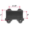 Triangle Suspension H125 Suspension Equalizer Beam Bracket Hutchens Trunnion Hub - Lower Half; Use with H124 Trunnion Hub,
