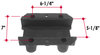 Triangle Suspension H134 Suspension Spring Saddle Hutchens Spring End Cap; Use with H119 Adjustment Plate; For H900 Single