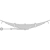 96-147 by TRIANGLE SUSPENSION - White Volvo, R Spr, Lvs:11/3 ; OEM# 350030036; SE Length: 30; LE Length: 30; SE End: HK-2; LE End: HK-2; Grading 14/447