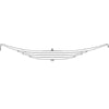 Triangle Suspension TRA2728HD Suspension Spring Saddle Trailer Spring Hutchensens, lvs-4, SE:21-1/4; LE:22-7/16; S-End: HK-1;