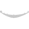 55-862 by TRIANGLE SUSPENSION - International - Navistar, F Spr, Lvs:13 ; OEM# 433821C91; SE Length: 25-1/2; LE Length: 28-1/2; SE End: TB26; LE End: TB26; Grading 13/401