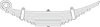 Triangle Suspension 50-267 Leaf Spring Assembly Hendrickson, R Spr, Lvs:10 ; OEM# 471347C91; SE Length: 17-1/16; LE Length: