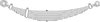 Triangle Suspension 55-944 International - Navistar, F Spr, Lvs:11 ; OEM# 533563C91; SE Length: 25; LE Length: 29; SE End: