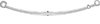 Triangle Suspension 46-1244 Leaf Spring Freightliner, F Spr, Lvs:2 FT; OEM# 6803200202; SE Length: 27-15/16; LE Length: