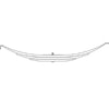 TRA3349 by TRIANGLE SUSPENSION - Trailer Spring Transpro, lvs-3, SE:21-1/2; LE:24; S-End: HK-1; L-End: HK1; Grading: 3/788