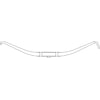 Triangle Suspension TRA026 Trailer Spring Hutchensens, lvs-1, Full Taper, SE:18-1/16; LE:18-1/16; S-End: HK-1; L-End: HK1;