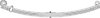 Triangle Suspension 96-1286 White Volvo, F Spr, Lvs:3 FT; OEM# 8161949; SE Length: 26-1/4; LE Length: 26-1/4; SE End: PLK; LE