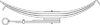 Triangle Suspension 96-1225 White Volvo, R Spr, Lvs:3/2PD/3 FT; OEM# 8178082; SE Length: 23-1/2; LE Length: 26-5/16; SE End: