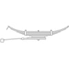 83-101 by TRIANGLE SUSPENSION - Reyco, R Spr, Lvs:9/2PD/3 ; OEM# 847601; SE Length: 21-7/16; LE Length: 21-7/8; SE End: ; LE End: ; Grading