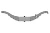 Triangle Suspension TRA2710 Suspension Spring Saddle Trailer Spring Hutchensens, lvs-8, SE:23-1/8; LE:23-1/8; S-End: HK-3;