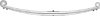 Triangle Suspension 96-1318 Leaf Spring White Volvo, F Spr, Lvs:2 FT; OEM# 8083845/60094; SE Length: 700; LE Length: 794; SE