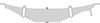 TRA3209 by TRIANGLE SUSPENSION - Trailer Spring Neway, lvs-14, SE:16-3/4; LE:18-1/2; S-End: 0; L-End: HK5; Grading: 14/323