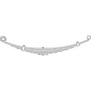 Triangle Suspension 43-684 Freightliner, F Spr, Lvs:8/WG ; OEM# A1616388000; SE Length: 25; LE Length: 29; SE End: RNK; LE