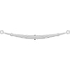 Triangle Suspension 46-1285 Freightliner, R Spr, Lvs:6 ; OEM# A1617175000; SE Length: 28; LE Length: 28; SE End: RB135-b; LE