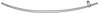 Triangle Suspension 622-TXL Suspension Spring Saddle Tapered Extra Leaf, Mack Front, Width: 3-1/2, SE: 26, LE: 30-3/4, Arch: