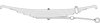TRA252 by TRIANGLE SUSPENSION - Trailer Spring Cambria, SE:21-5/8; LE:21-5/8; S-End: HK-1; L-End: HK1; Grading: 0