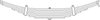 Triangle Suspension TRA2270 Suspension Spring Saddle Trailer Spring Reyco, lvs-8, SE:21-11/16; LE:21-11/16; S-End: 0; L-End: